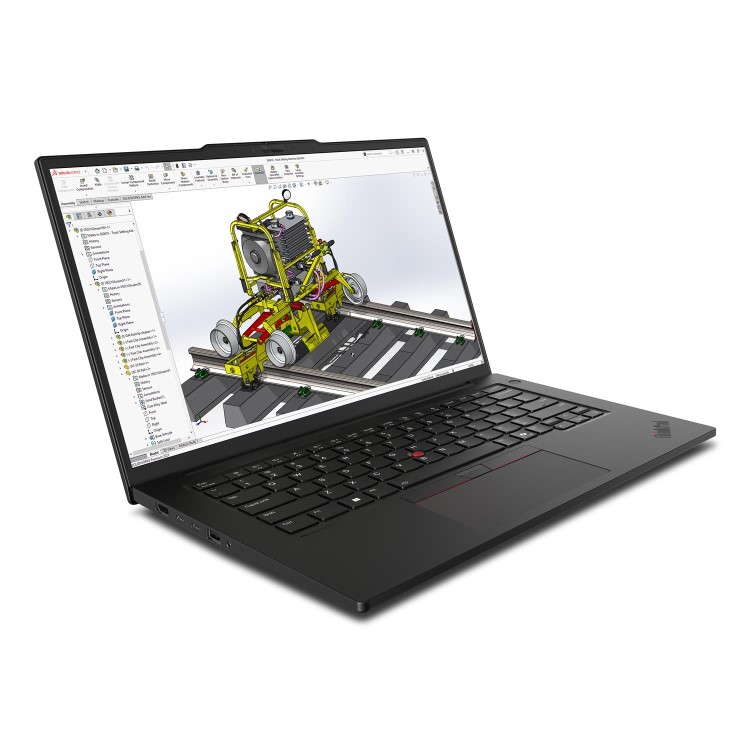Lenovo ThinkPad P14s Gen 6 21QT - 180-degree hinge design - Intel Core Ultra 7 - 255H / up to 5.1 GHz - Win 11 Pro - NVIDIA RTX PRO 500 Blackwell / Intel Arc 140T - 32 GB RAM - 1 T