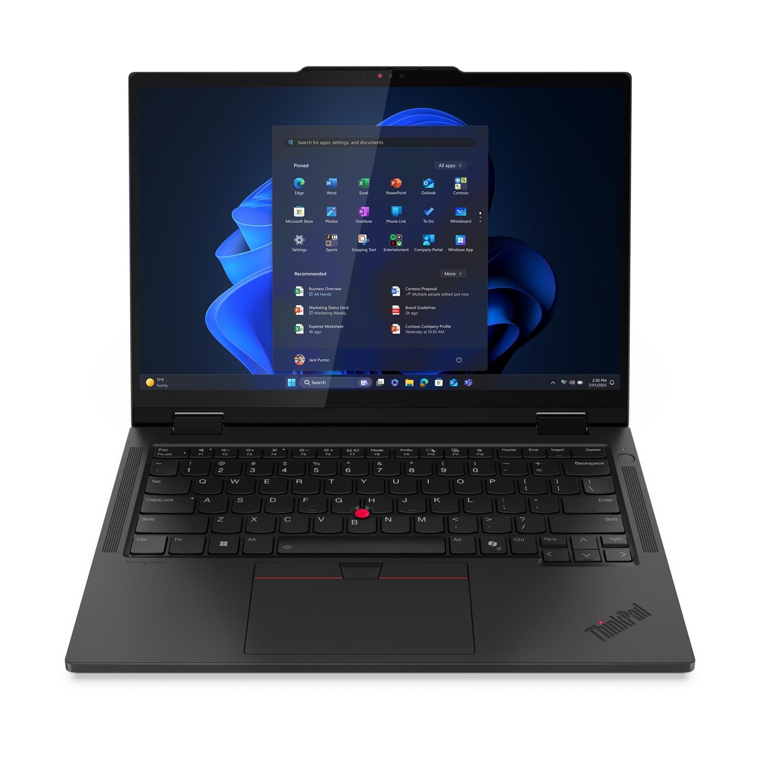 ThinkPad 14s Intel Core Ultra 7 RAM 512GB SSD 14 Inch Touchscreen Convertible Windows 11 Pro Laptop