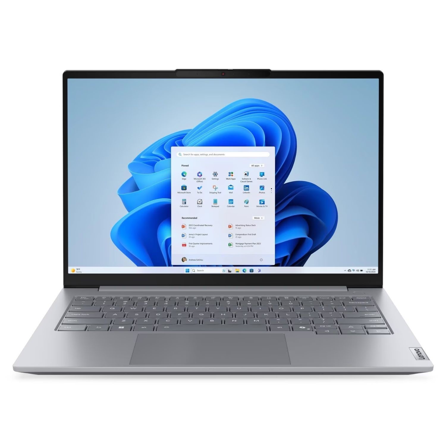 ThinkBook 14 G8 IRL Intel Core 7 RAM 512GB SSD 14 Inch Windows 11 Pro Laptop