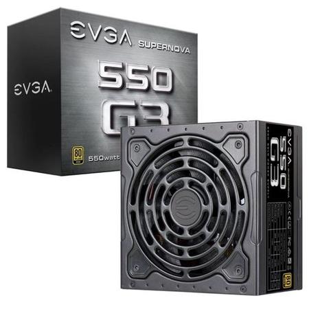 EVGA G3 550W 80 Plus Gold Fully Modular Power Supply