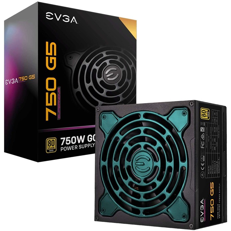 Refurbished EVGA SuperNOVA G5 750 Watt Full Modular Power Supply/PSU