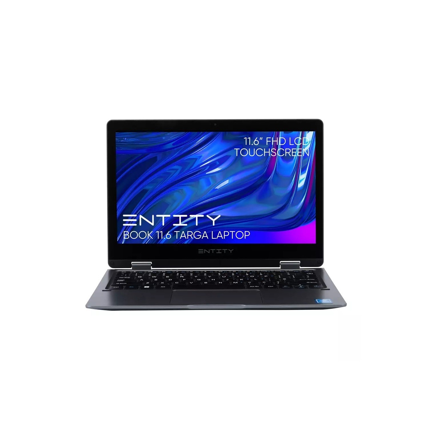 Entity Book Targa Intel Celeron 4GB RAM 128GB SSD 11.6 Inch Windows 11 Touchscreen Laptop Black, Laptops Direct - 22011101