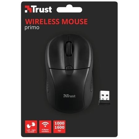 Trust Primo Wireless Mouse - matte black 
