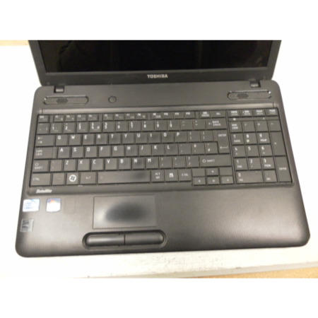 Preowned T2 Toshiba Satellite C650-110 Windows 7 Laptop in Grey & Black 