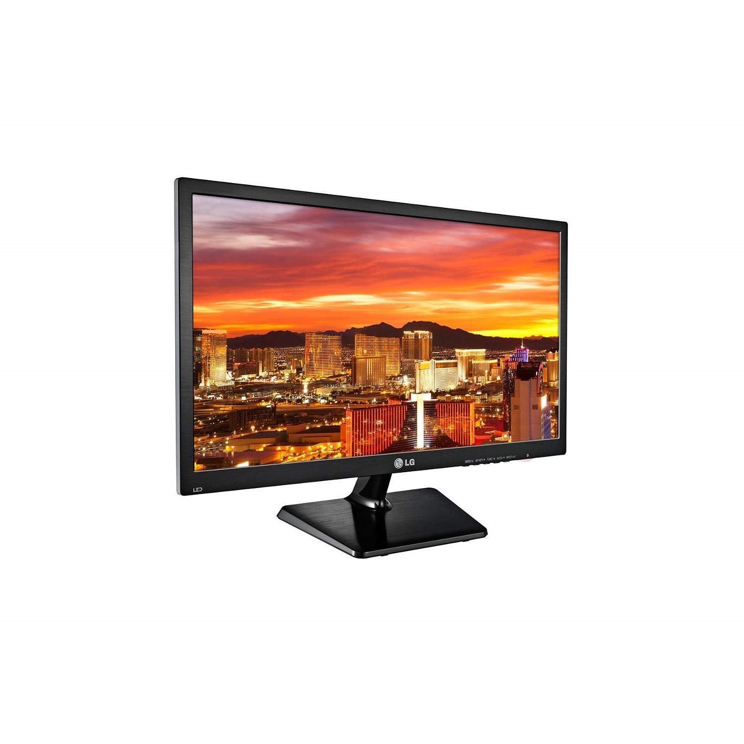 22" Black Full HD Monitor TV 1920 x 1080 Speakers VGA HDMI SCART and