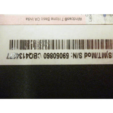 Preowned T2 Lenovo G560 G560-20042 Laptop in Black