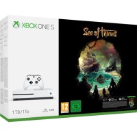 Xbox One S 1TB Console with Sea of Thieves - White