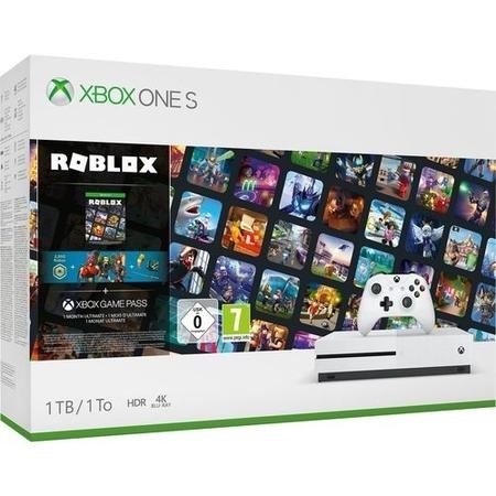 Microsoft Xbox One S 1tb With Roblox 3 Roblox Avatar Bundles And 1
