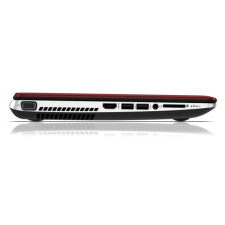 A2 Refurbished HP Pavilion 15-e072sa Quad Core 4GB 750GB Windows 8 Laptop in Red & Black 