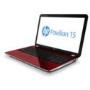A2 Refurbished HP Pavilion 15-e072sa Quad Core 4GB 750GB Windows 8 Laptop in Red & Black 