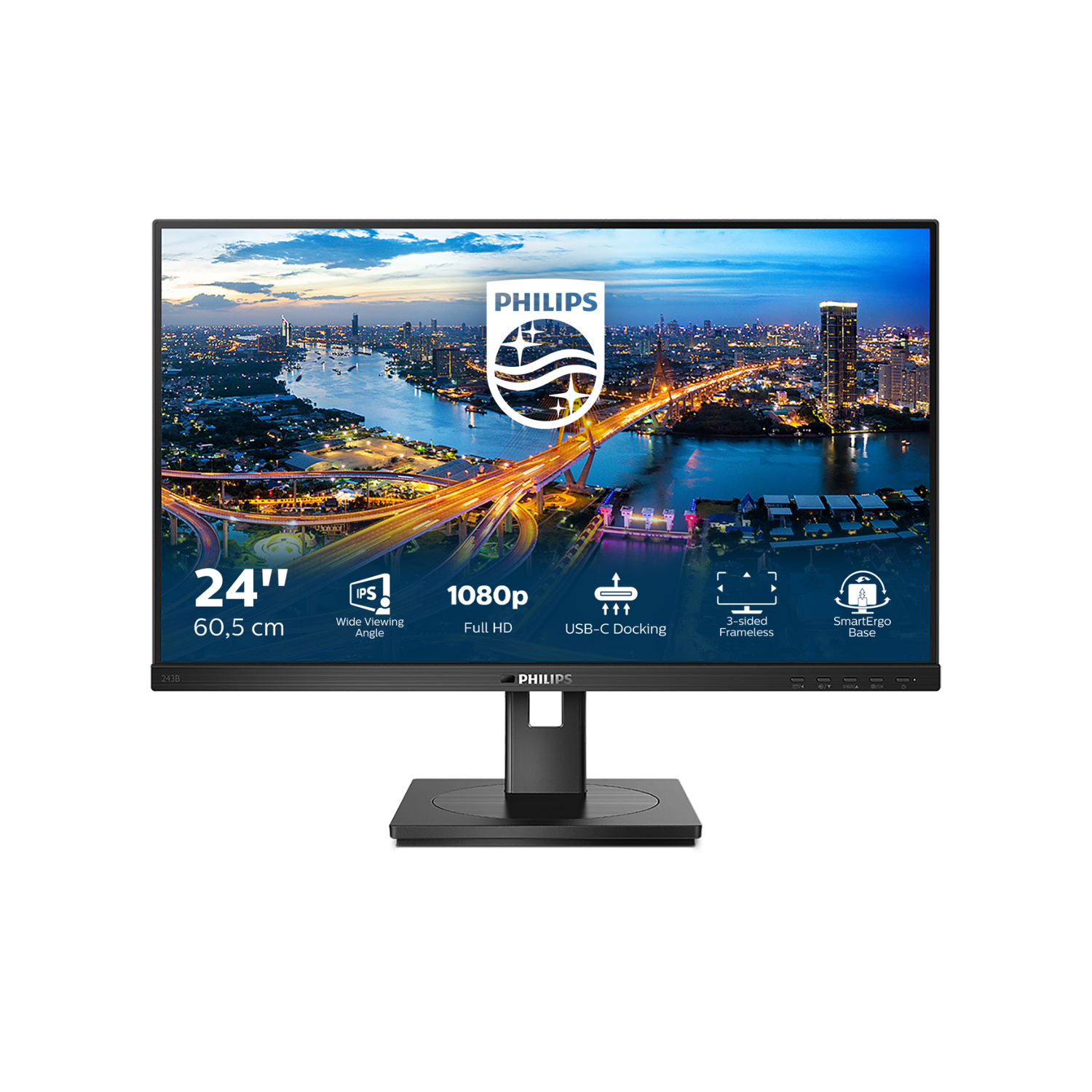 B Line 243B1 24 IPS Full HD USB C Monitor