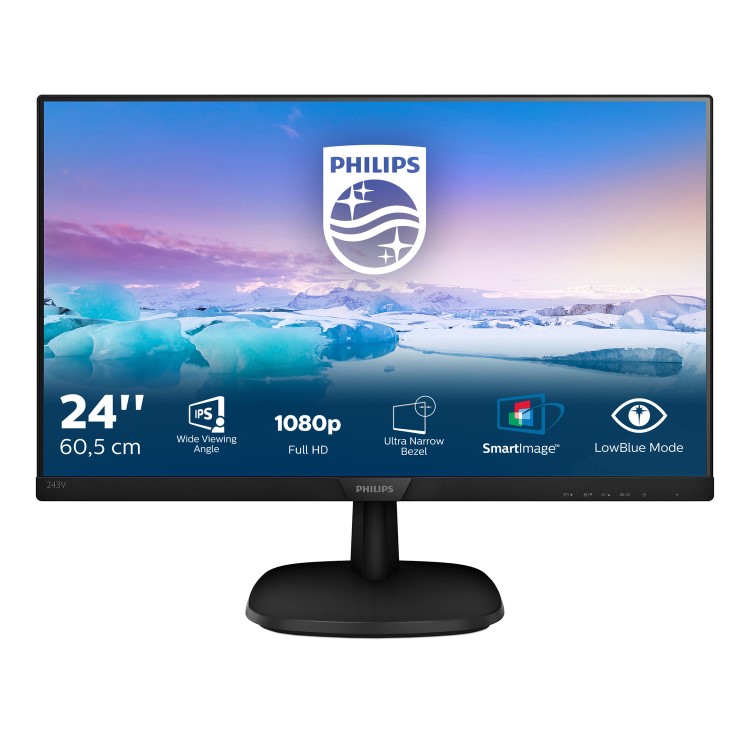 Philips V-line 243V7QDAB 23.8" IPS Full HD Monitor