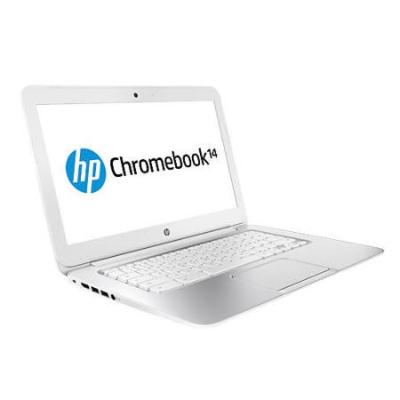 Refurbished Grade A1 HP 14-q000sa 4GB 16GB SSD 14 inch Chromebook in White & Silver
