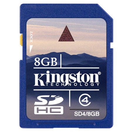 Kingston 8GB SDHC Media Card Class 4