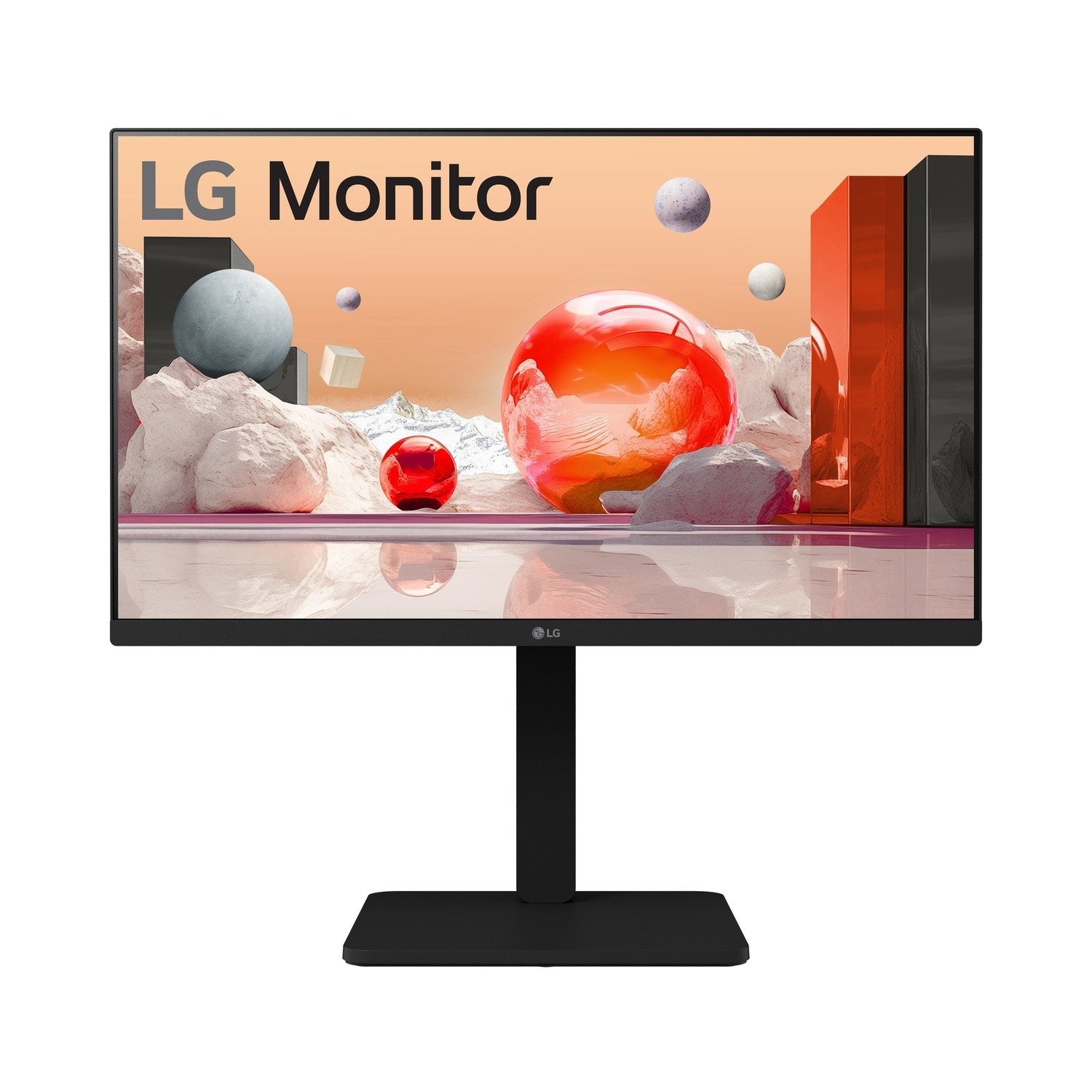 LG 24BA450 24 IPS Full HD 100Hz Height Adjustable Monitor