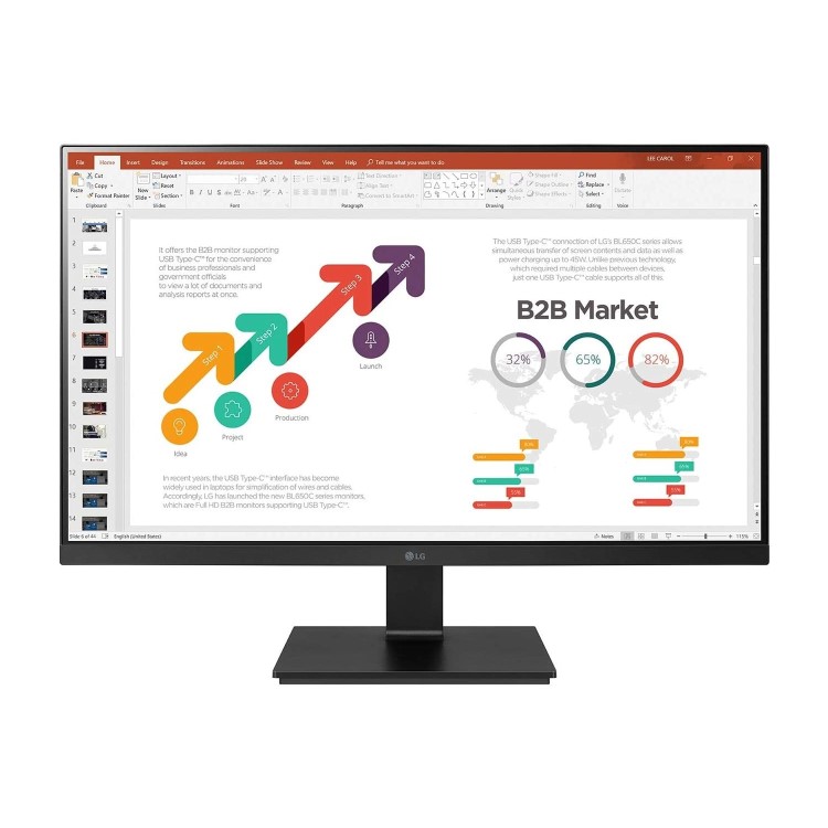 LG 24BL650C-B 24" IPS Full HD USB-C Monitor 