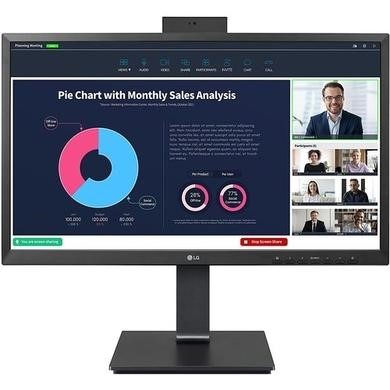 LG 24BP750C 23.8" Full HD IPS USB-C Full Ergonomic Monitor with WebCam