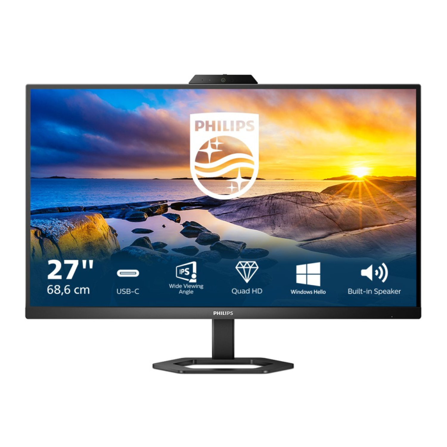 Philips 24E1N5300HE 24 IPS Full HD Webcam Monitor