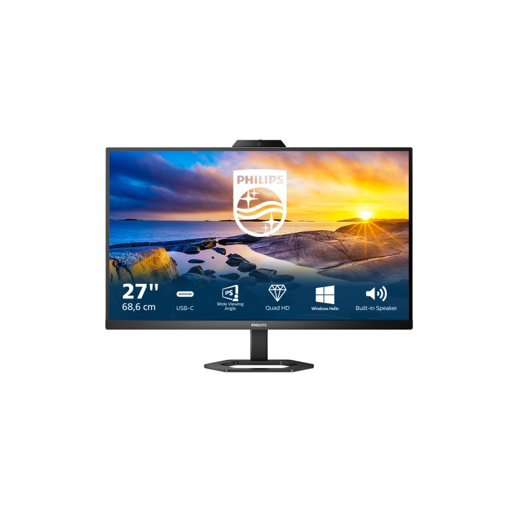 Refurbished Philips 24E1N5300HE 24" Full HD IPS Webcam Monitor