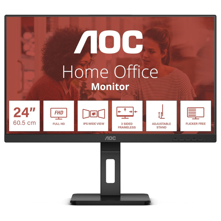 AOC 24E3QAF 24" IPS Full HD Full Ergonomic Monitor