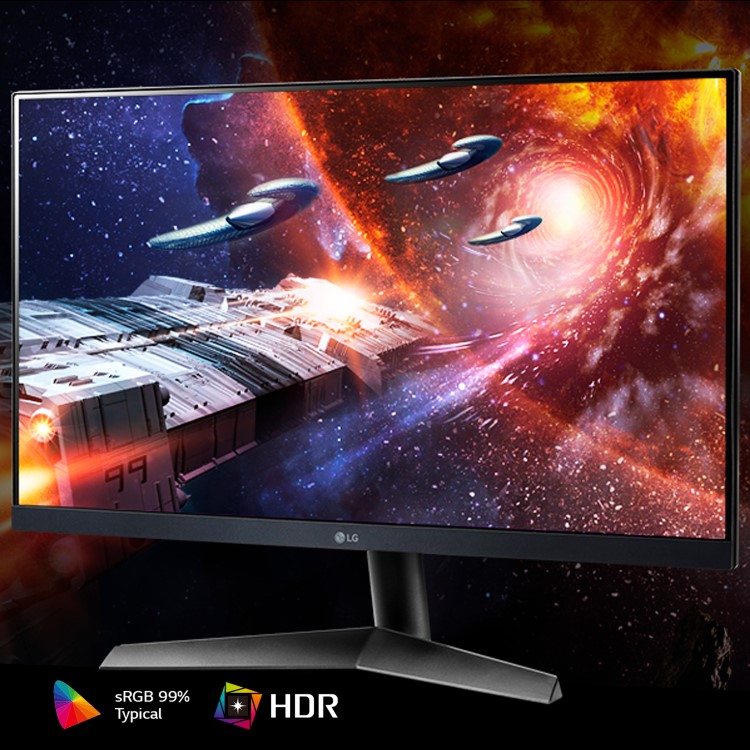 LG UltraGear 24GN60R 23.8" IPS Full HD HDR 144Hz 1ms FreeSync Gaming Monitor