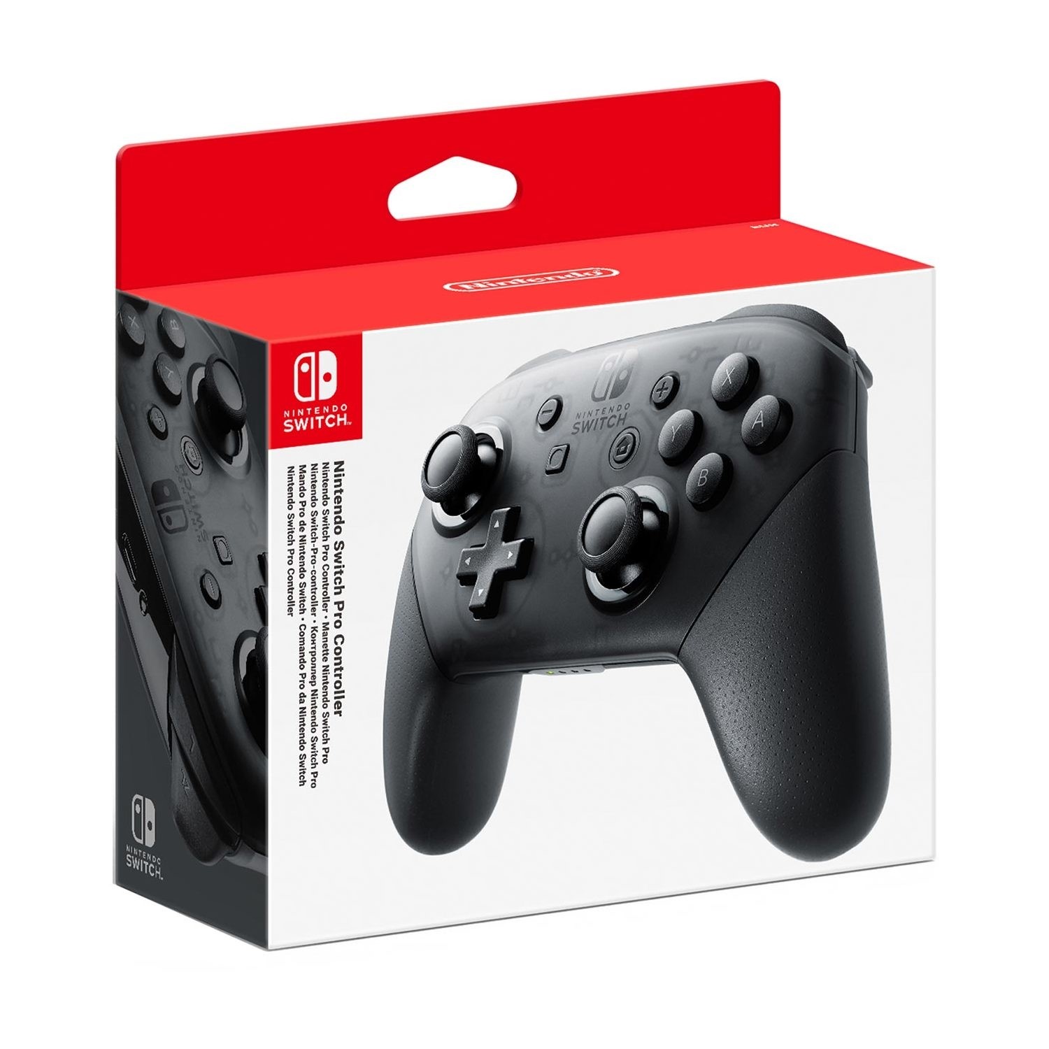 Nintendo Switch本体(黒)　ワイヤレスコントローラー(未使用)付き Nintendo Switch Pro Controller in Black - Laptops Direct