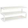 Norstone Esse White and Frost TV Stand - Up to 50 Inch