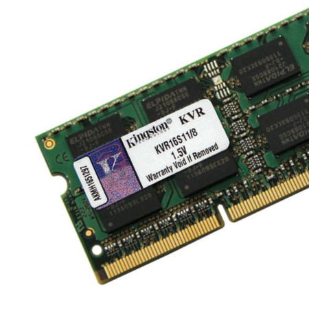 Open Box Kingston 8GB DDR3 1600MHz Non-ECC SO-DIMM Laptop Memory
