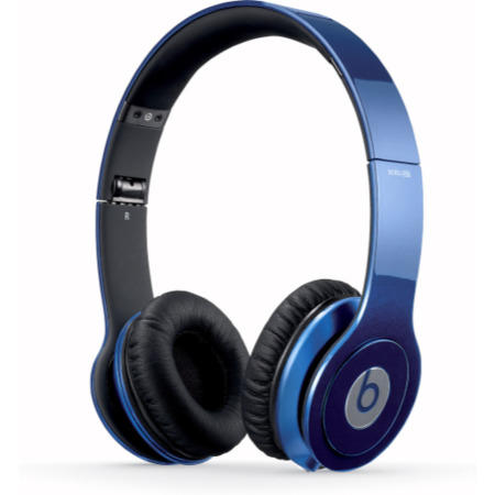 Refurbished Grade A2 Beats Solo HD Headphones - Metallic Blue 