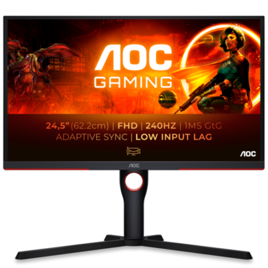 AOC G3 25G3ZM 25" VA Full HD 240Hz 0.5ms Gaming Monitor