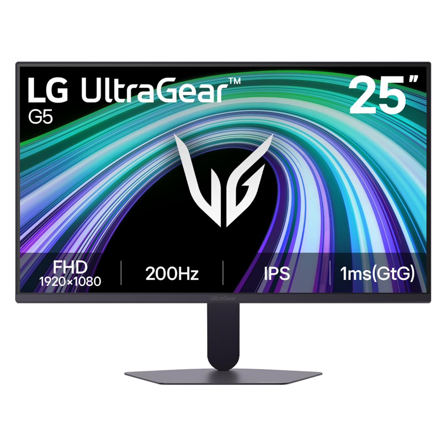 LG Ultragear 25G523b G5 25 Ips Full Hd 200Hz 1Ms Gaming Monitor Black, Laptops Direct - 25G523B-B.AEK
