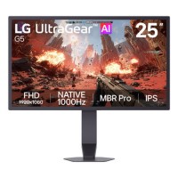 LG UltraGear G5 25G590B 25" IPS Full HD 1000Hz Gaming Monitor