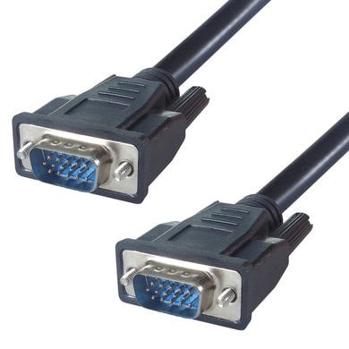 2M VGA Adapter Display Cable - Black