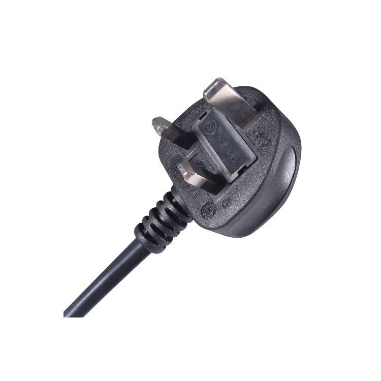UK Mains to IEC Kettle 1m Black OEM Power Cable