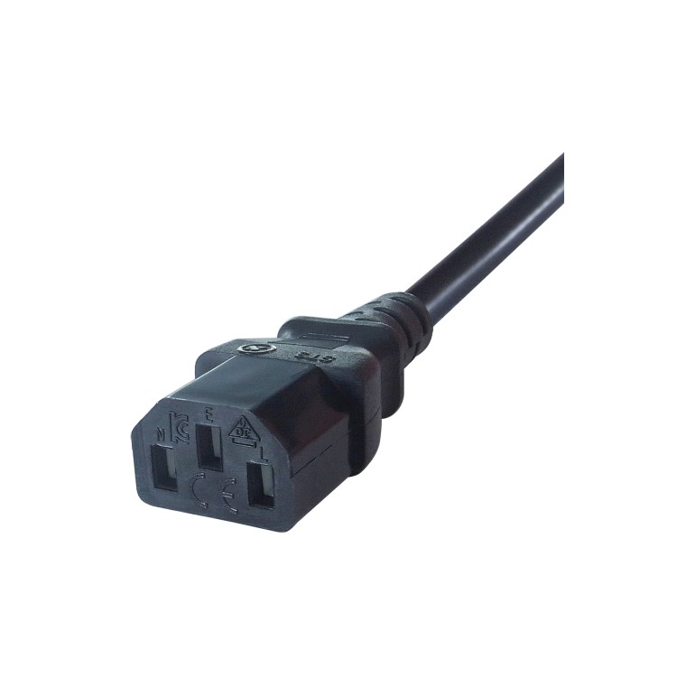 UK Mains to IEC Kettle 1m Black OEM Power Cable