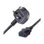 Computer Gear 27-0084B UK Mains Power Cable UK Plug to C13 Socket