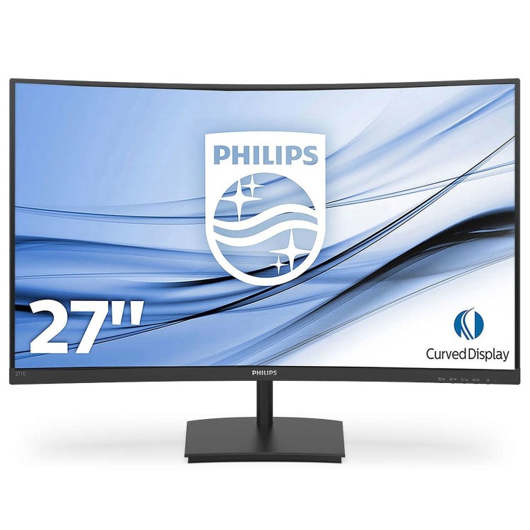 Refurbished Philips E Line 27" VA FHD LED Curved FreeSync Monitor