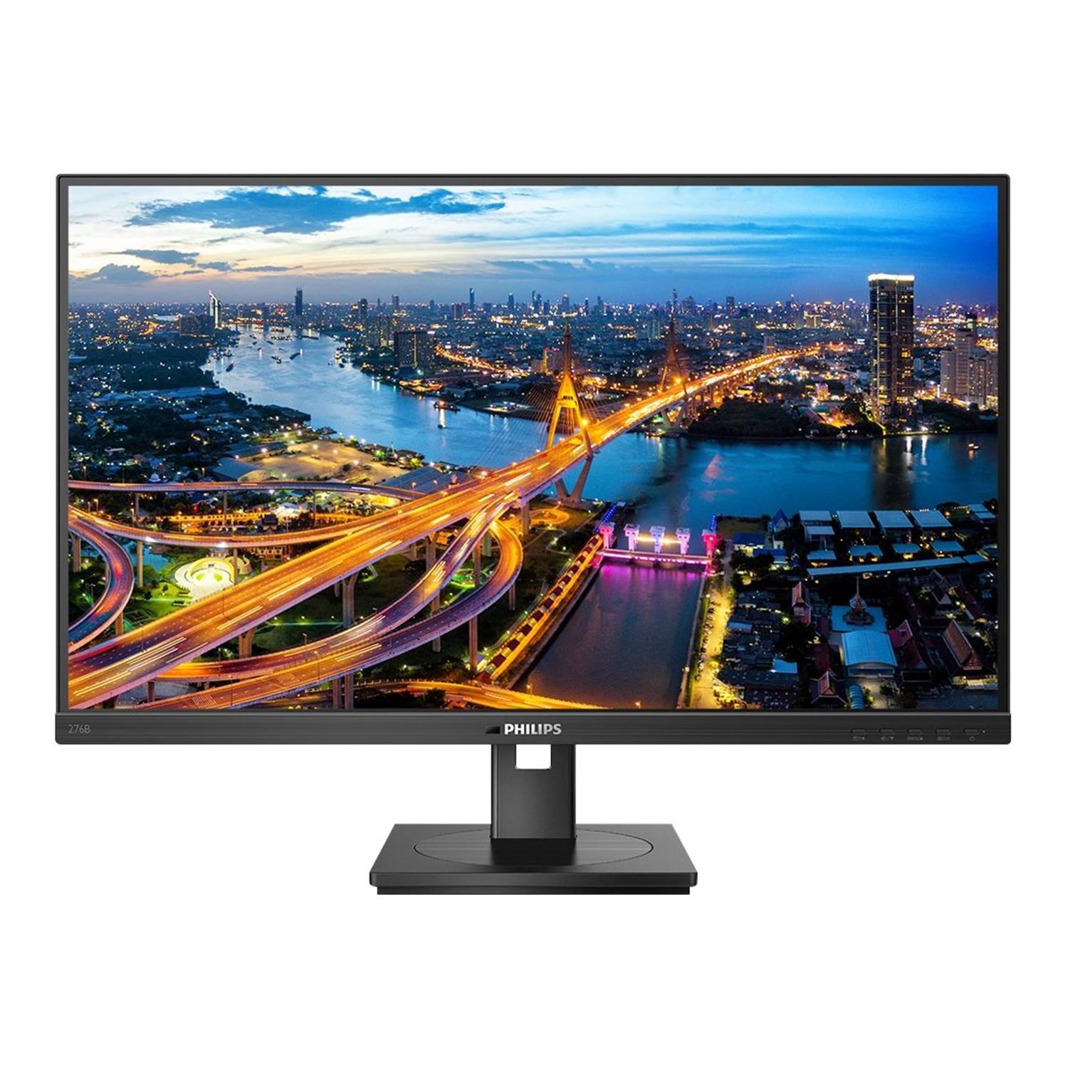 Philips B-Line 276B1 27 Ips Qhd Usb-C Docking Monitor Black, Laptops Direct - 276B1/00