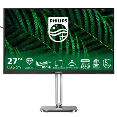 Philips 5000 Series 27B2G5601 27" IPS QHD 100Hz RJ45 Efficiency Business Monitor