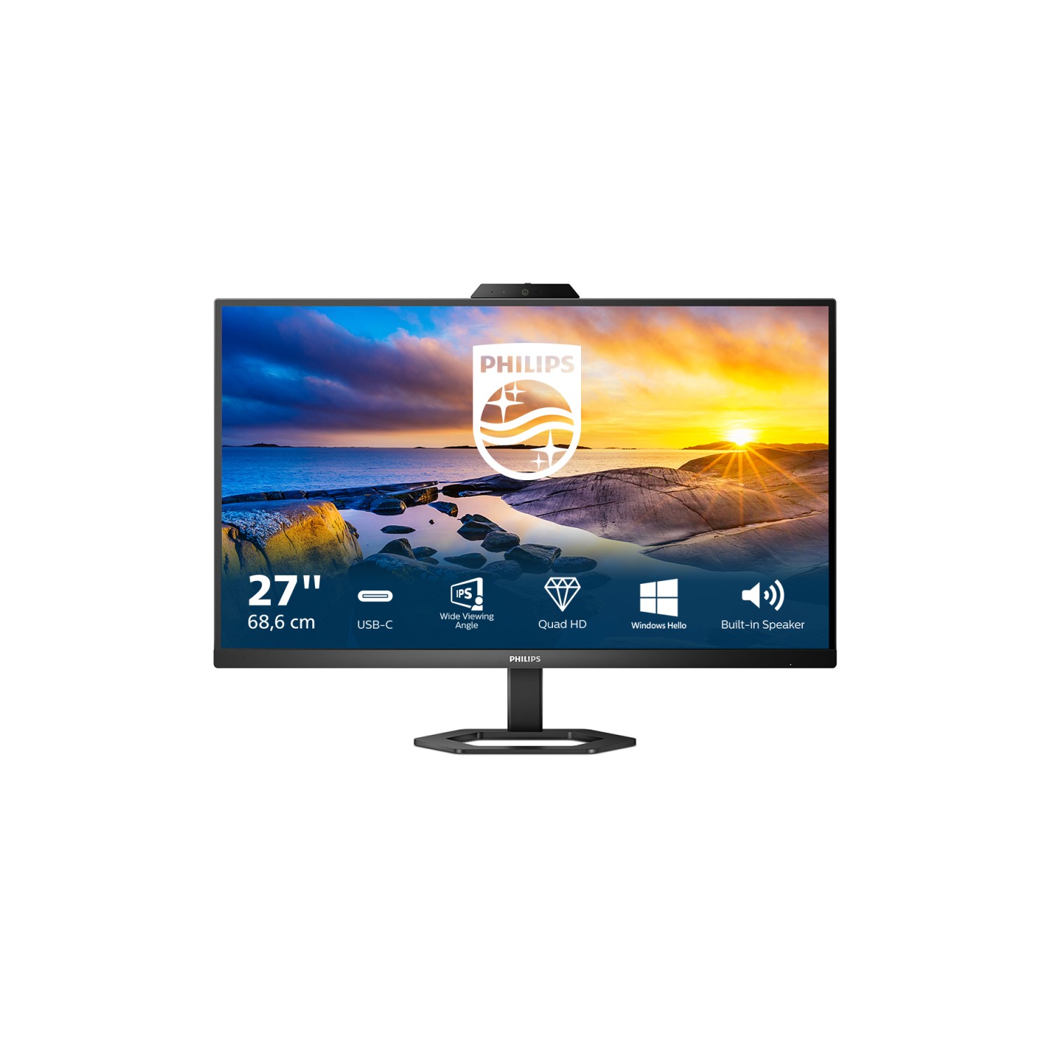 Philips 27E1N5600HE 27 IPS QHD 1ms USB-C Monitor