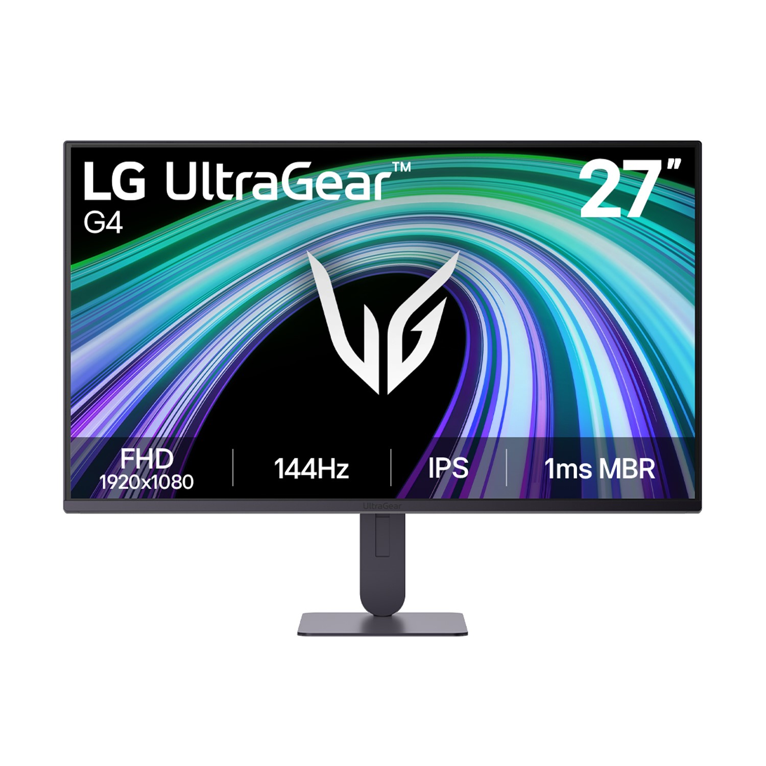 LG Ultragear G4 27 Ips Full Hd 144Hz Height-Adjustable Gaming Monitor Black, Laptops Direct - 27G414B-B.AEK