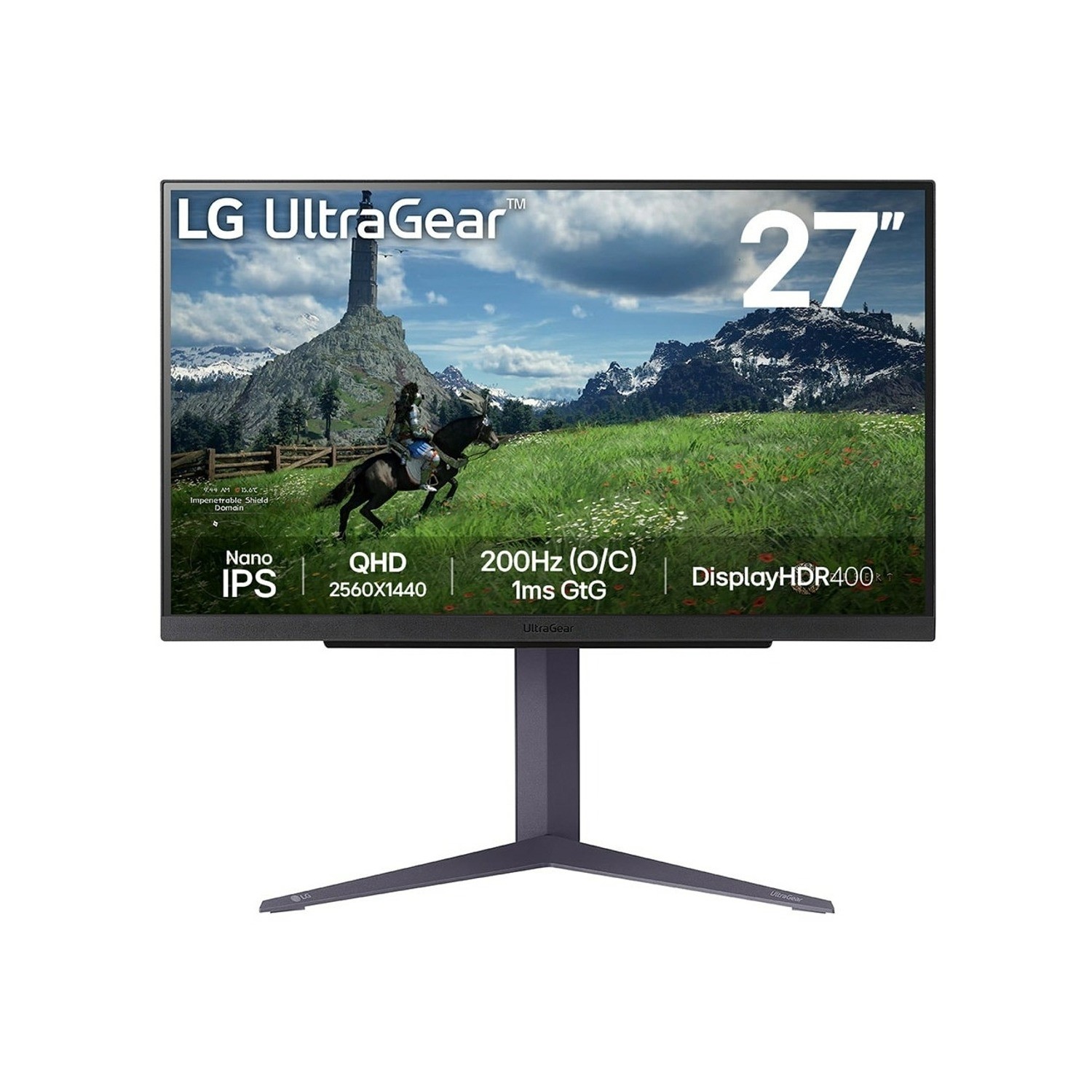 LG UltraGear 27 Nano IPS QHD 180Hz 1ms Gaming Monitor