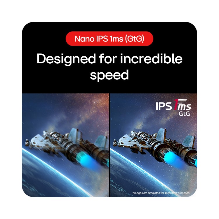 LG UltraGear 27GS85Q 27" IPS QHD 180Hz 1ms USB-C Gaming Monitor