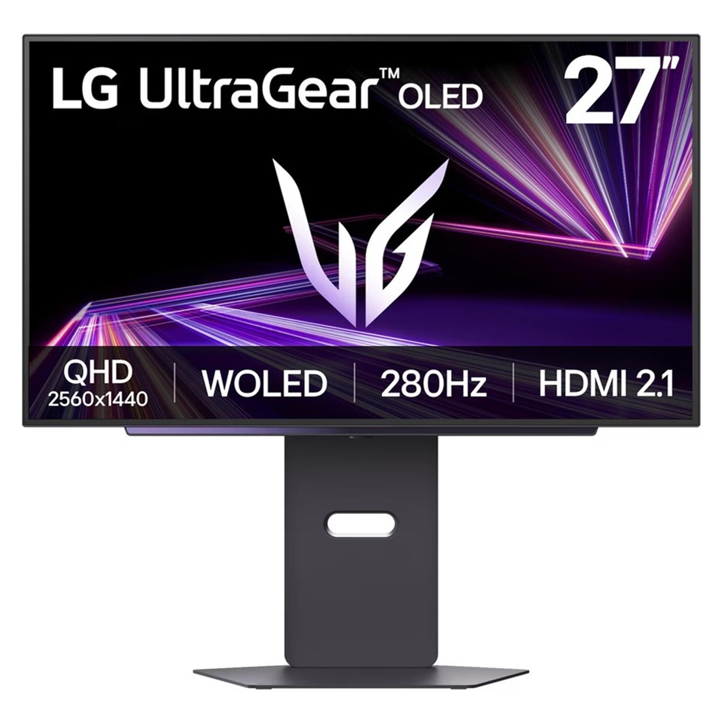 LG Ultragear 27Gx700a-B 27 Oled Qhd 280Hz 0.03Ms Gaming Monitor Black, Laptops Direct - 27GX700A-B.AEK