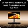 LG UltraGear 27GX790B 27" OLED Dual Mode Full HD 720Hz QHD 540Hz 0.02ms Gaming Monitor