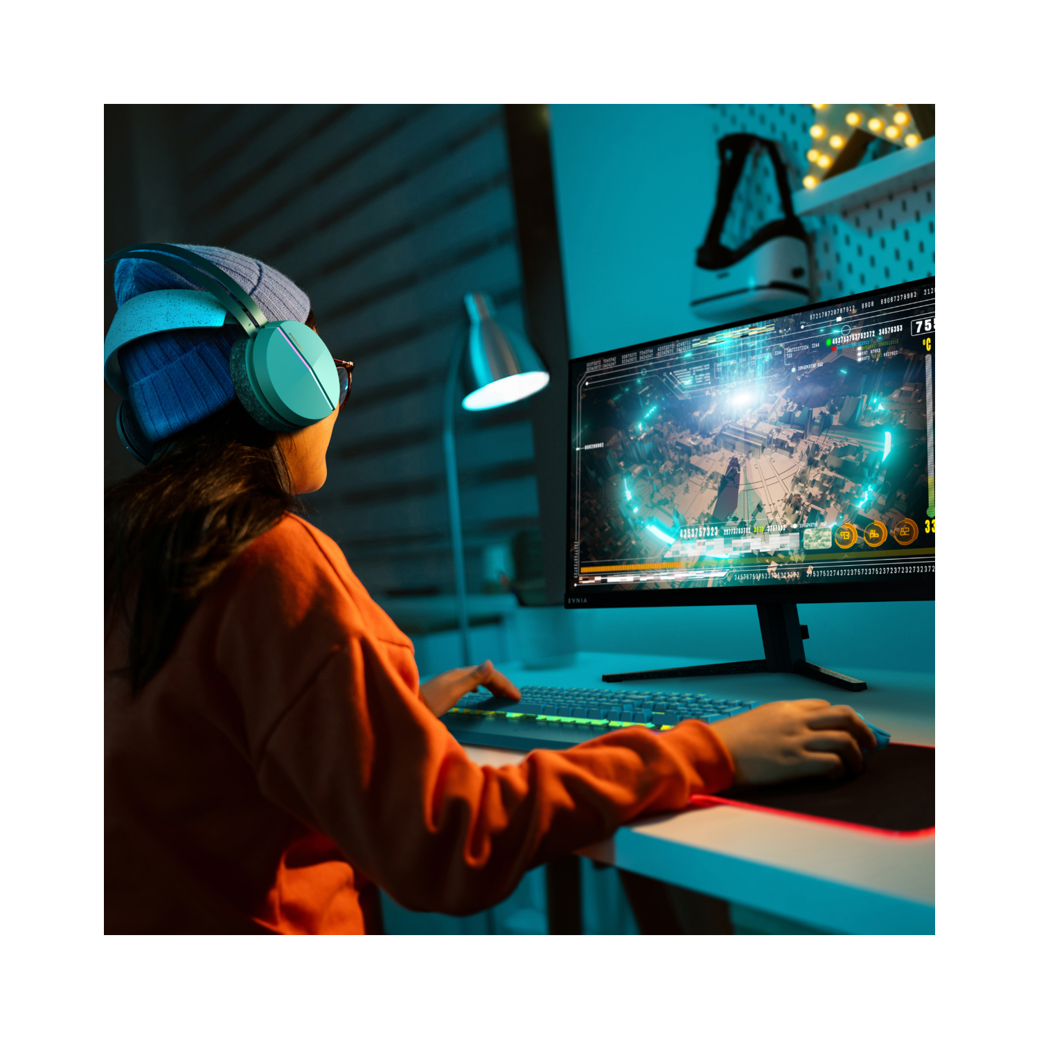 Ecran Gamer Philips 27 Pouces Full HD 180Hz - 1ms, FreeSync Premium, G-Sync Compatible, Pour Jeu Fluide - 7