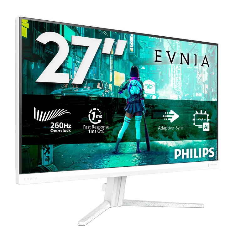 Philips Evnia 3000 27" Fast IPS Full HD 260Hz 0.3ms Gaming Monitor