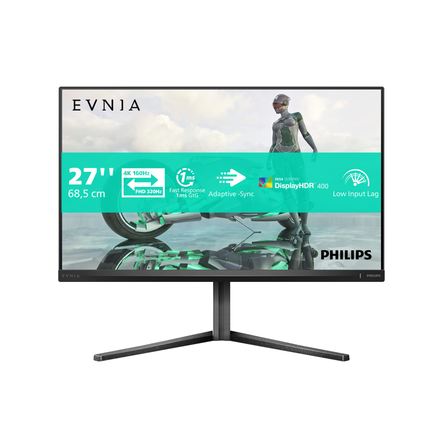 Evnia 3000 27M2N3800A 27 Fast IPS Dual Mode 4K at 160Hz Full HD at 320Hz 0.5ms Gaming Monitor