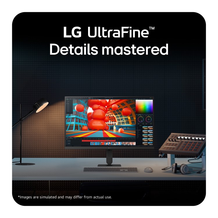 LG UltraFine 27" IPS 4K UHD Height-Adjustable Monitor