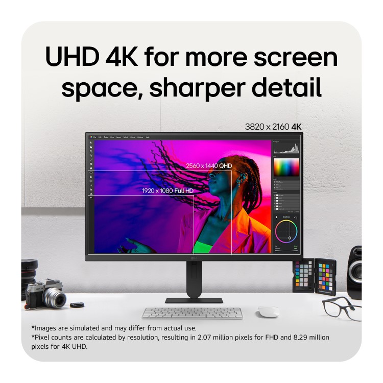 LG UltraFine 27" IPS 4K UHD Height-Adjustable Monitor
